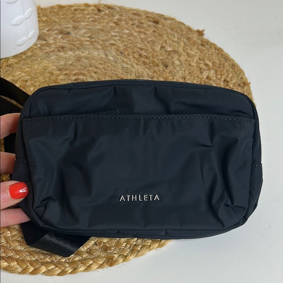 Athleta black waist bag:crossbody Bag - Picture 2 of 13